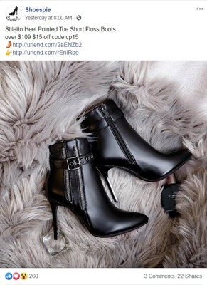鞋类产品--FB内容营销攻略